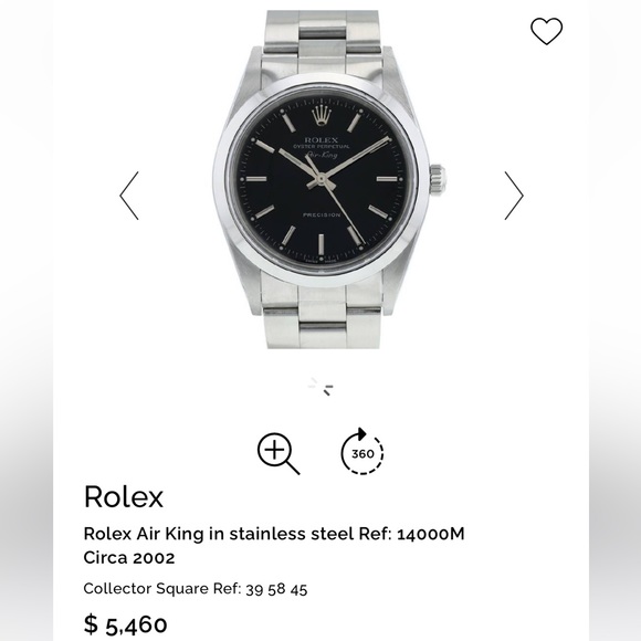 Rolex Air King in stainless steel with original packaging and box - Picture 2 of 9